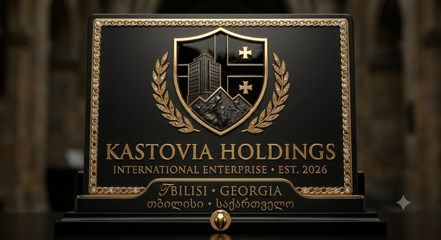 Kastovia Holdings LLC full brand plaque